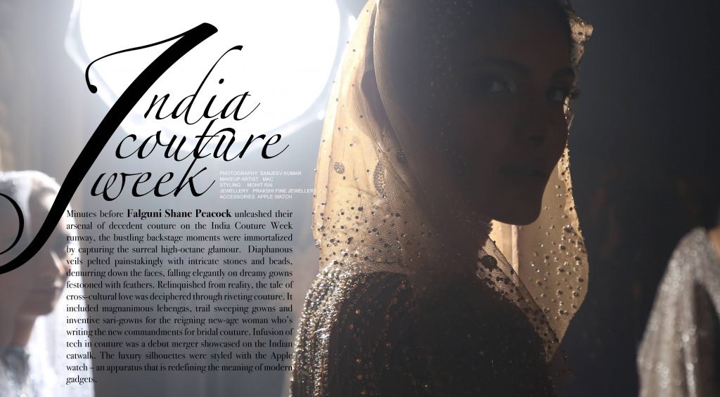 BACKSTAGE AT INDIA COUTURE WEEK 2018