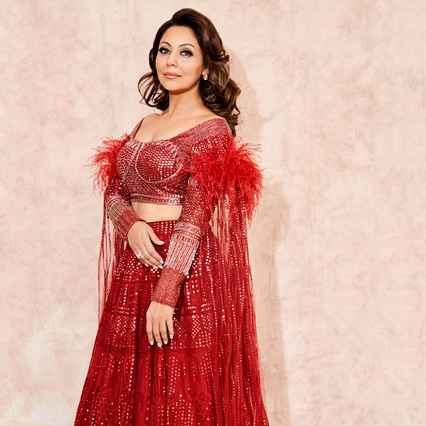 GAURI KHAN RED LEHENGA SET