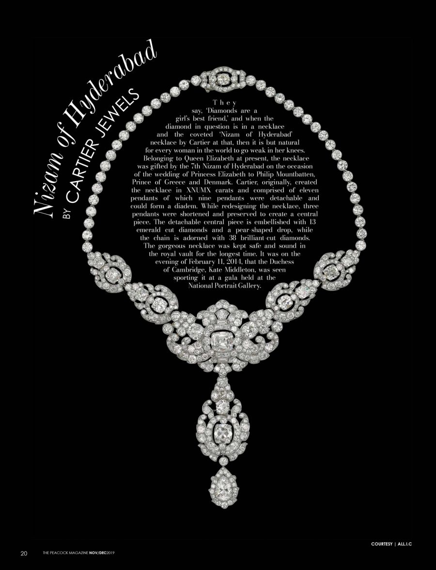 NIZAM OF HYDERABAD BY CARTIER JEWELS