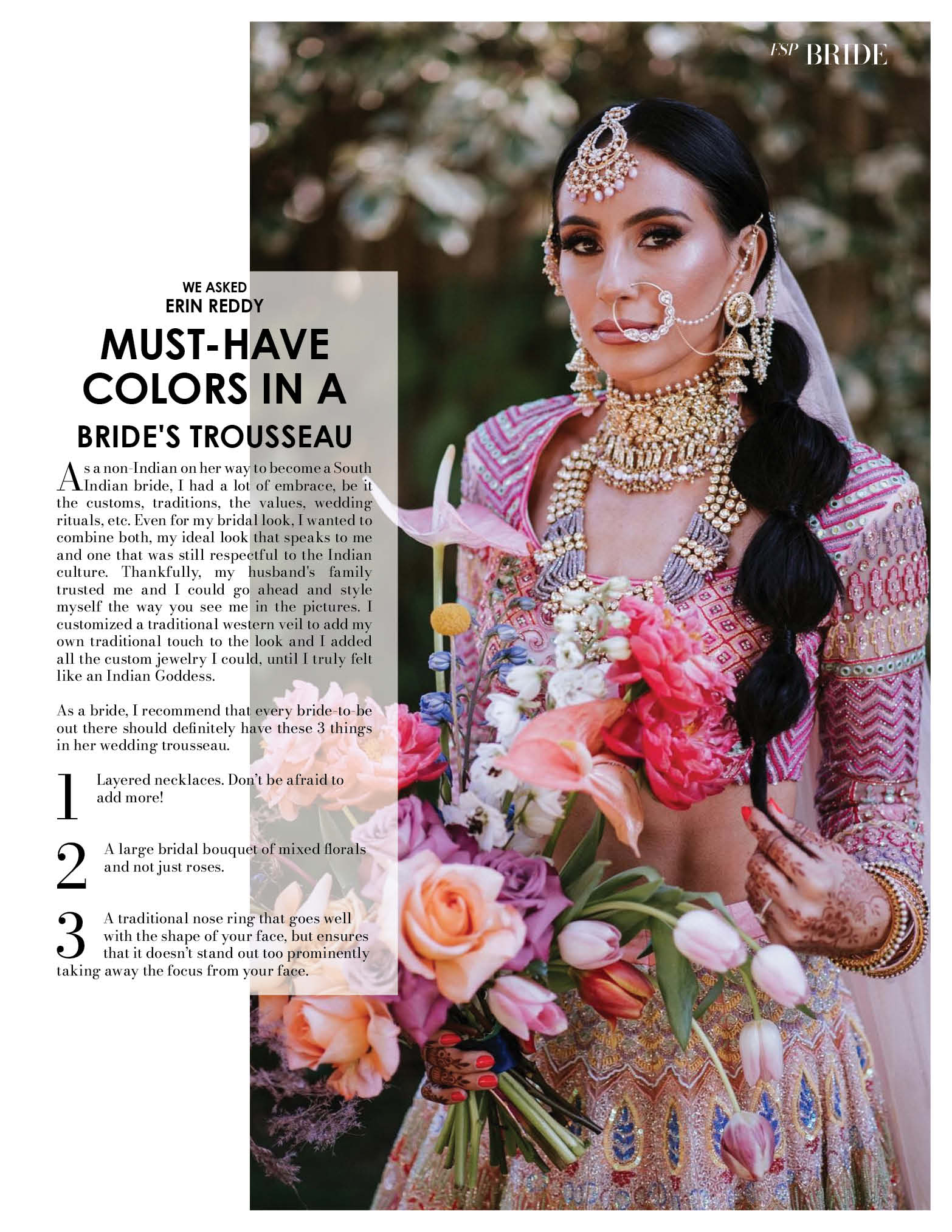 Everything To Include In A Bridal Trousseau