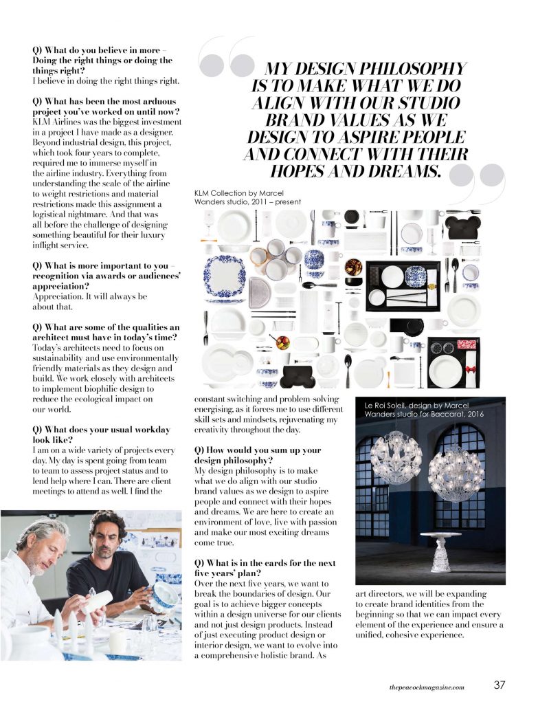 Marcel Wanders studio on X: Our Creative Director Gabriele Chiave