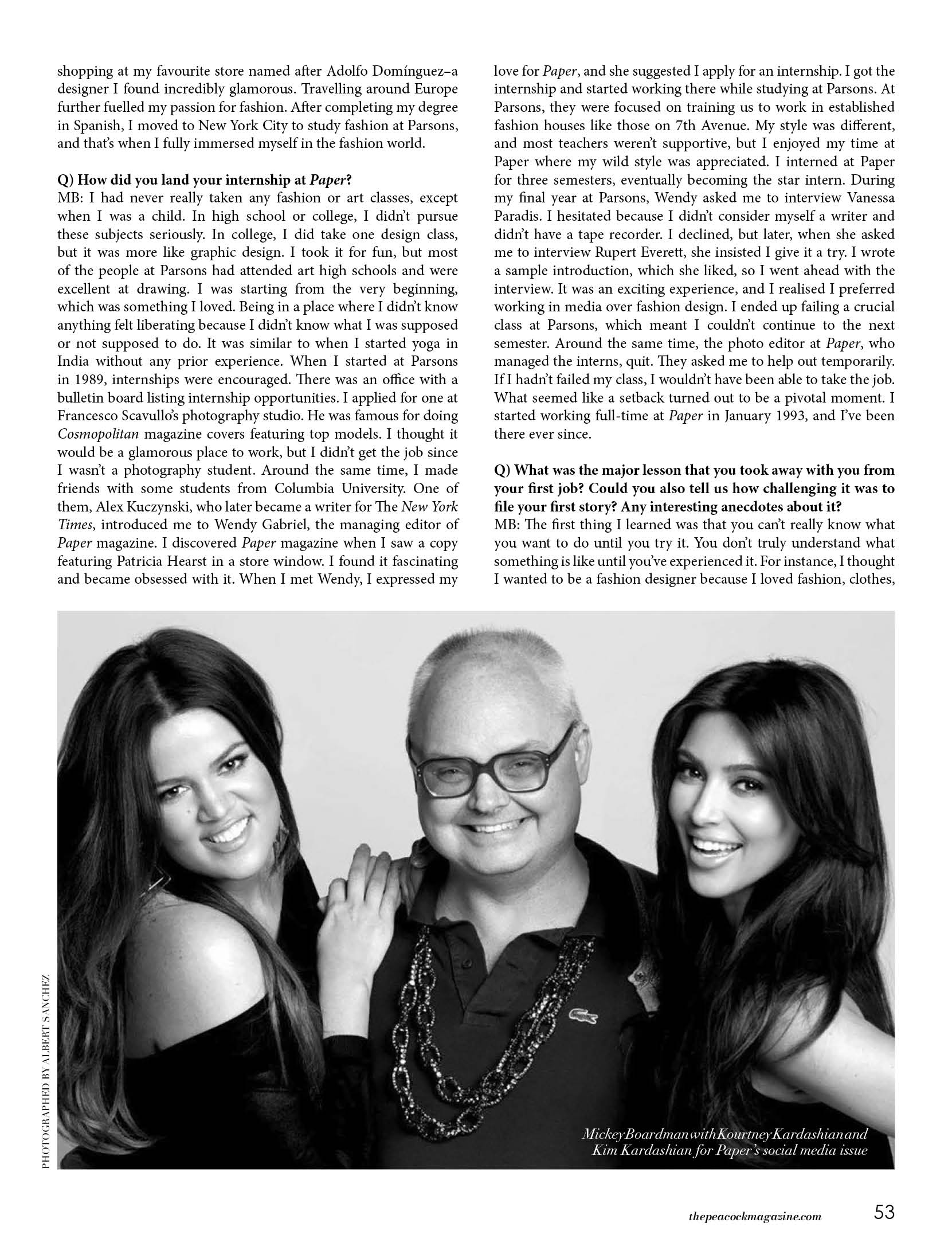 DIRECTOR OF SPECIAL PROJECTS, PAPER & CREATIVE DIRECTOR, PLAYGIRL