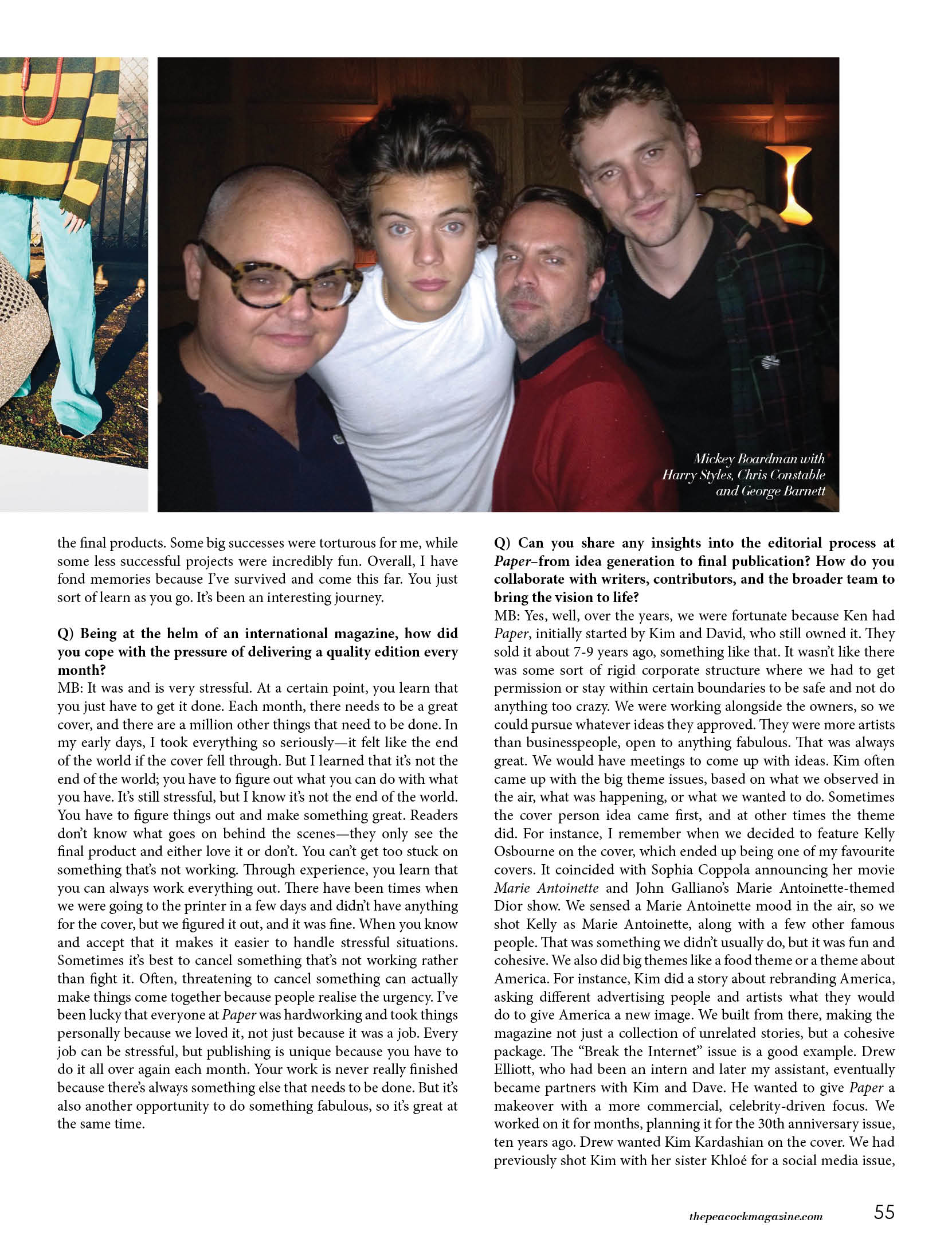 DIRECTOR OF SPECIAL PROJECTS, PAPER & CREATIVE DIRECTOR, PLAYGIRL