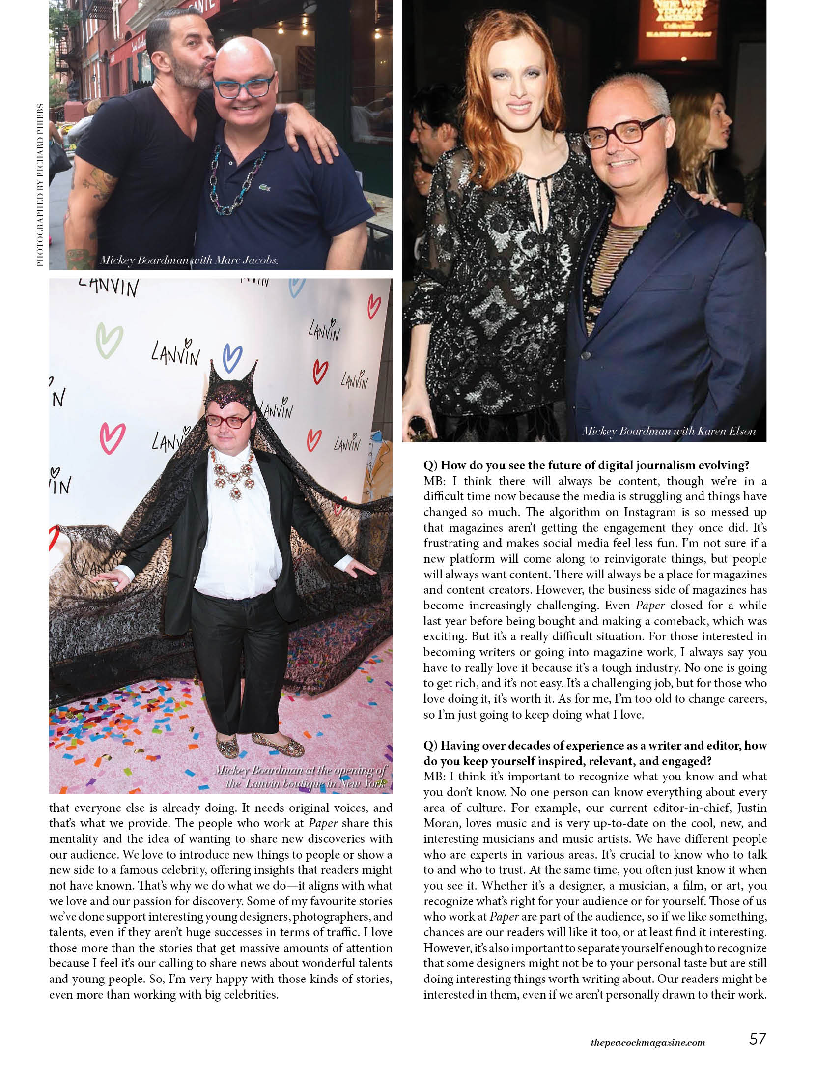 DIRECTOR OF SPECIAL PROJECTS, PAPER & CREATIVE DIRECTOR, PLAYGIRL