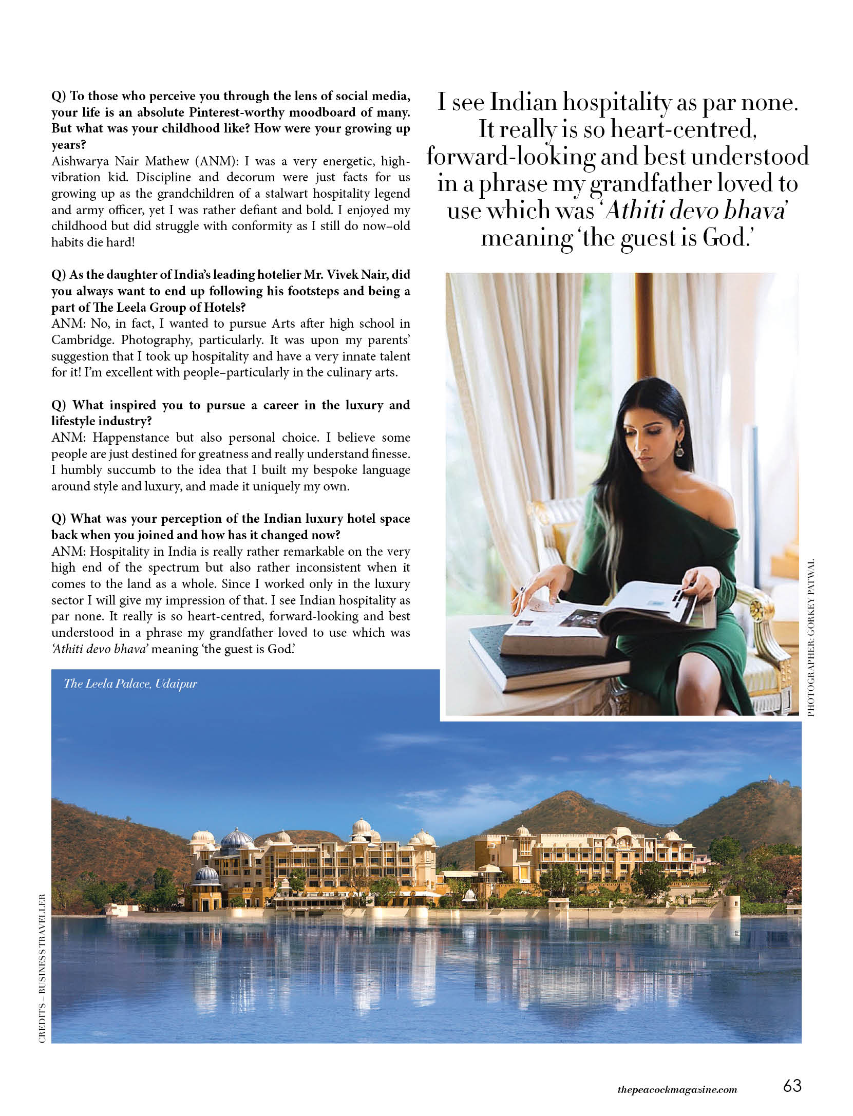 AISHWARYA NAIR MATHEW - HOTELIER, LUXE CONNOISSEUR & ENTREPRENEUR
