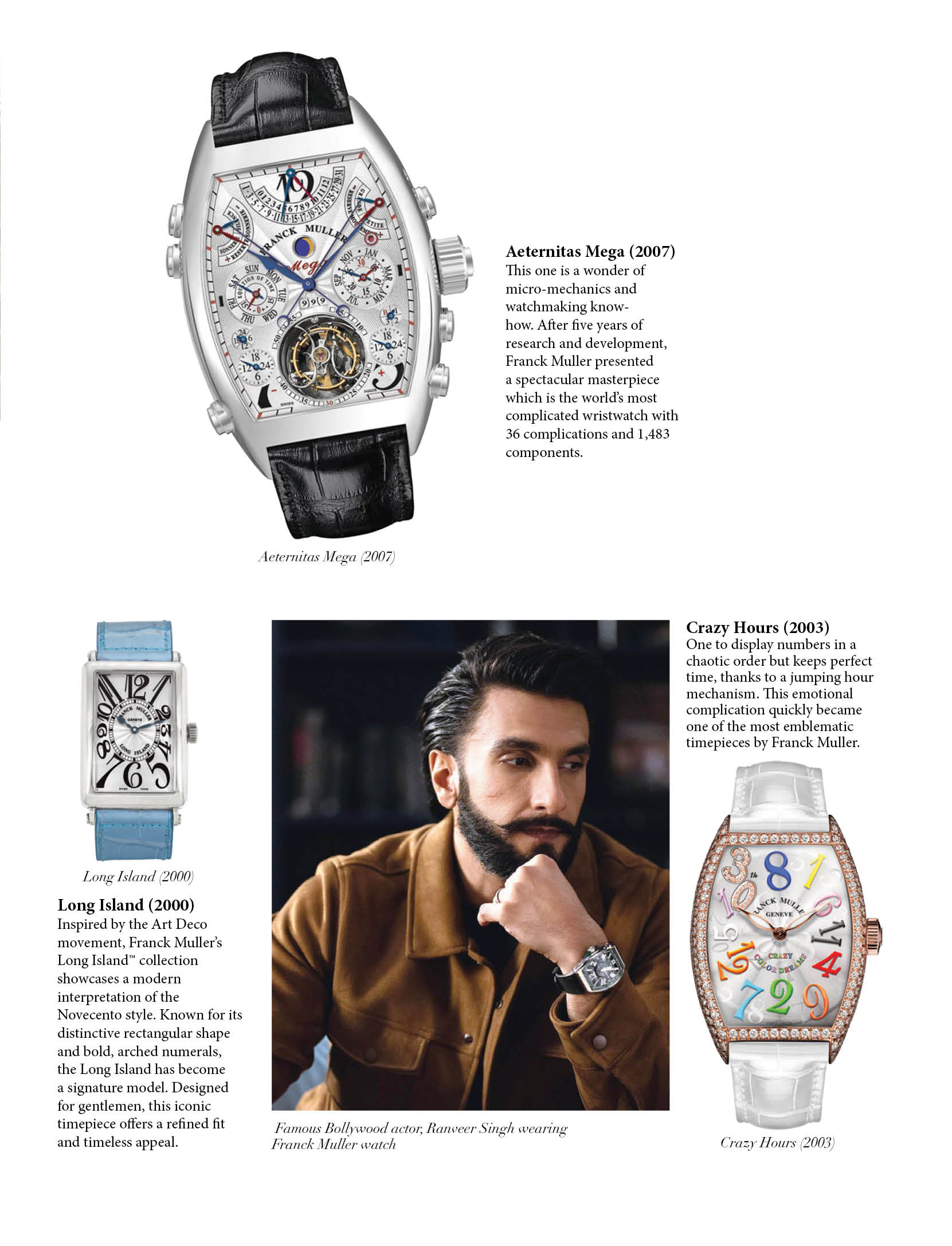 FRANCK MULLER: MASTER OF COMPLICATIONS